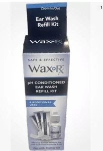 Wax-Rx pH konditioniertes Ohrenspülen Nachfüllset, 1,7 Oz 783349000305VL NEU - Bild 1 von 6