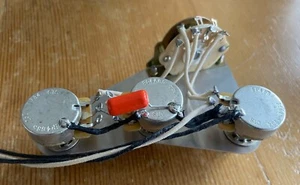 Gibson 50's Style Wiring for Fender Stratocaster 250k CTS LONG SHAFT Pots .022 - Picture 1 of 8