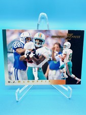 1997 Pinnacle X-Press Football #77 O.J. McDuffie Miami Dolphins