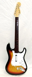 Official ROCK BAND 2 xbox 360/ONE* Fender SUNBURST Wireless Guitar 4 3 1 beatles - Picture 1 of 4