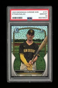 2023 Bowman Chrome Ethan Salas PSA 10 Mega Box BCP171 1st Prospect 5831 - Bild 1 von 2