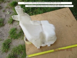 Ford Escort 4. 1986-92 New Washer Tank # 1651468, 86AG-13K175-AA  - Picture 1 of 4
