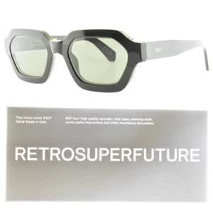 NEW!! RETROSUPERFUTURE POOCH F52 Black Square Full Rim Unisex Sunglasses - Picture 1 of 7