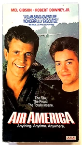 Air America (VHS, 1990) VHS Cassette Tape, Mel Gibson & Robert Downey Jr. - Bild 1 von 4