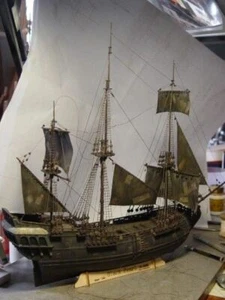 Black Pearl 1:96 413mm Ultimate Version Wooden Ship Model Kits Shicheng - Picture 1 of 12