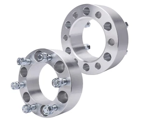 6x5.5 Wheel Spacers 2" inch For Toyota 4Runner Tacoma FJ Land Cruiser 12x1.5 2pc - Picture 1 of 24