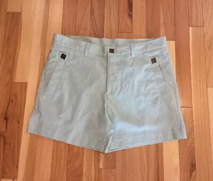 New Gianni Versace Italian Versace Collection Shorts Euro 52 US 16 Green & White - Picture 1 of 12