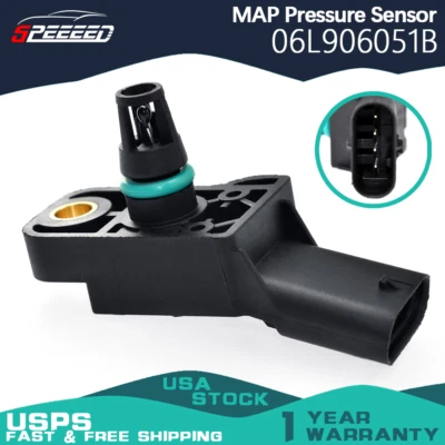 Map Sensor 06L906051B For Audi A4 Q5 Volkswagen Beetle Golf Jetta Passat Tiguan - Изображение 1 из 4