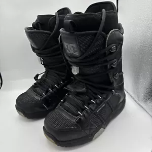 DC Sith Schnürschuhe schwarz auf schwarz Snowboardschuhe Herren Gr. 7,5 US Droors Schnee Ski - Bild 1 von 15