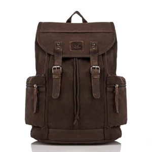 LEDER HERREN BRAUN UND GROSS RUCKSACK VINTAGE PAOLO PERUZZI T-19-BR - Bild 1 von 10