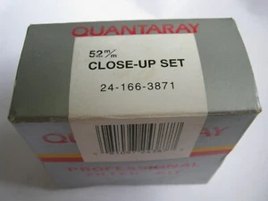 New in Box Unused Quantaray 52mm Close-Up Filter Set Kit, Made in Japan, Ray Ent - Picture 1 of 12