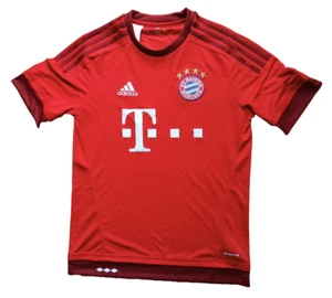 Adidas FC Bayern München 2015/2016 Heim Home Trikot rot YOUTH XL 176 S - Bild 1 von 4