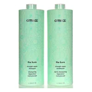 Amika The Kure Strength Repair Shampoo and Conditioner 33.8oz/1L DUO SET PRO - Picture 1 of 1