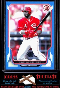 1-2014 Bowman Blue Parallel Brandon Phillips Cincinnati Reds 422/500 #203 - Picture 1 of 2