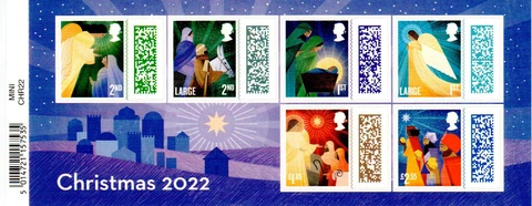 GB Great Britain Christmas 2022 Miniature Sheet Royal Mail Stamps Mini CHR22 MNH Cover