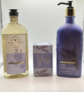 Bath & Body Works Lavender Vanilla Sleep Trio Soap, Wash, And Body Lotion - Picture 1 of 1