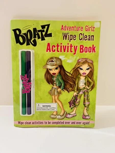 BRATZ WIPE CLEAN CRAFT ACTIVITY BOOK ADVENTURE GIRLZ 2007 MGA ENTERTAINMENT - Imagen 1 de 2
