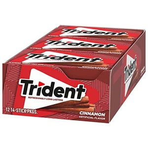 Trident Canela Goma Sin Azúcar 12 Paquetes 14 Piezas 168 Piezas en Total Envío Gratis - Imagen 1 de 5