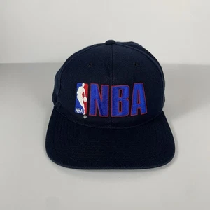 De Colección Especialidades Deportivas Logo NBA Gorra Gorra Snapback Negro Domo Mezcla de Lana - Imagen 1 de 17