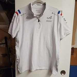 Kappa Gara Formula One Alpine Team Q-Zip Polo Shirt - XXL - Picture 1 of 8