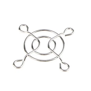 40x40mm Metal Fan Guard Protector Grill PC Computer Chrome Wire Cover Printer - Afbeelding 1 van 3