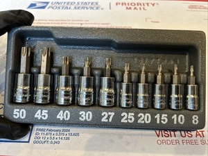 COMBO ACCIONAMIENTO TORX BROCA A PRESIÓN 210EFTXRY 10 PIEZAS ENCHUFE RESISTENTE A MANIPULACIONES - Imagen 1 de 5