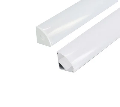 2m LED Aluprofil Kanalprofil Profile Alu Schiene Leiste Winkelprofil Eckprofil  - Bild 1 von 3