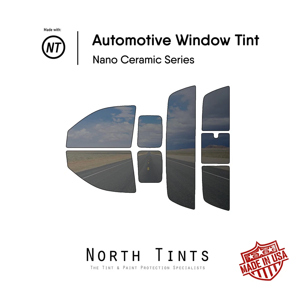 Nano Ceramic PreCut Window Tint Film for Mitsubishi Raider 2006-2009 2 Dr - Image 1 of 4