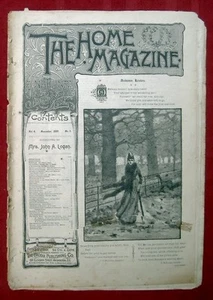 THE HOME MAGAZINE - NOVEMBER 1891, VOLUME 4, NO. 1 - Picture 1 of 1