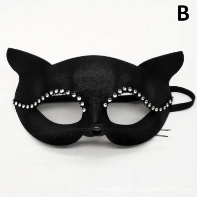 Women Sexy Black Lace Mask Masquerade Half Face Masks Cosplay Party Eye Mask New - Image 1 of 4