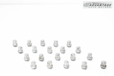 2013-2018 CADILLAC ATS WHEEL RIM BOLT LUG NUT CHROME SET OF 20 SILVER OEM - Image 1 of 4