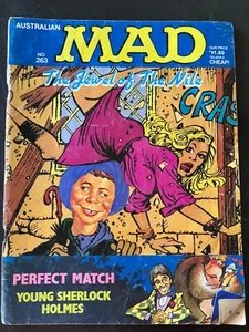 RARE Australian Mad Magazine 1986 "THE JEWEL OF THE NILE" # 263 - Picture 1 of 2