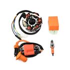 Easy Installation 6 Pin Cdi Spark Plug Magneto Stator For Gy6 49Cc 50Cc Scooter