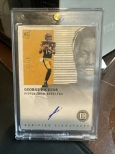 George Pickens 2022 Encased Rookie On Card Autograph  #17/25