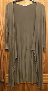 Masai Khaki Waterfall Cover Up Size XL In Good Used Condition - Picture 1 of 4