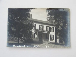 Berkshire New York NY RPPC Echtfoto Bibliothek - Bild 1 von 2