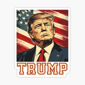 Pegatina DONALD TRUMP presidente MAGA Estados Unidos América - Imagen 1 de 1