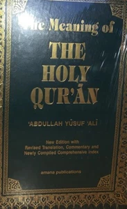 The Meaning of Holy Qur'an English/Arabic: New Ed w/ Arabic Text Standard Size - Imagen 1 de 6