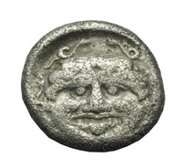 ANCIENT GREEK COIN - MYSIA, PARION AR HEMIDRACHM - 4TH CENTURY BC