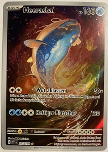 Pokemon Heerashai Art Rare | Deutsch 207/198 Karmesin & Purpur | Near Mint - Bild 1 von 2
