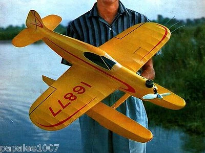 Model Airplane Plans (UC): Sure Fun 36" Sport Floatplane for .35 Engine - Image 1 of 4