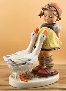 Vintage Goebel M.J Hummel Figurine Goose Girl #47/II Large 7 3/4" Tall TMK-5 - Picture 1 of 9