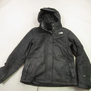 North Face Jacket Womens Medium Full Zip Long Sleeve Outdoor Hooded Pockets - Picture 1 of 11