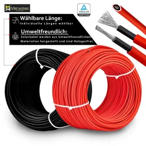 Solarkabel 6mm2 5m -500m H1Z2Z2-K PV Kabel | KUKA | TÜV zertifiziert