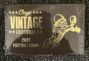 2022 Onyx Vintage Football Factory Sealed Hobby Box - Picture 1 of 2