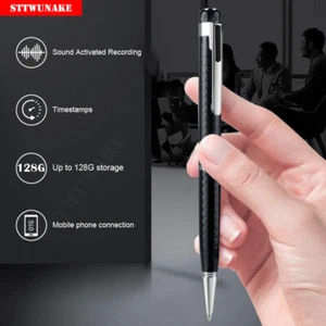 Mini stylo d'enregistrement espion numérique caché dispositif d'écoute d'enregis - Imagen 1 de 12