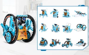 STEM Giocattolo Robot Solare Kit 13 in 1 Apprendimento Scienza Costruzione Giocattolo Scienza Kit - Foto 1 di 9