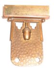 Early Very Decorative brass book clasp lock attachment Super Arts crafts clovers