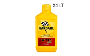 BARDAHL Moto XTC C60 15W50 Lubrificanti Olio Motore Moto 4 Tempi 4 LT FULLERENE - Foto 1 di 3