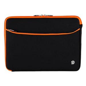 Premium Neoprene Case for eReader/iPad/Netbooks up to 12" - Orange/Black - Picture 1 of 1
